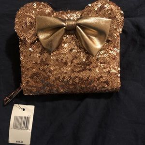 Gold Loungefly wallet